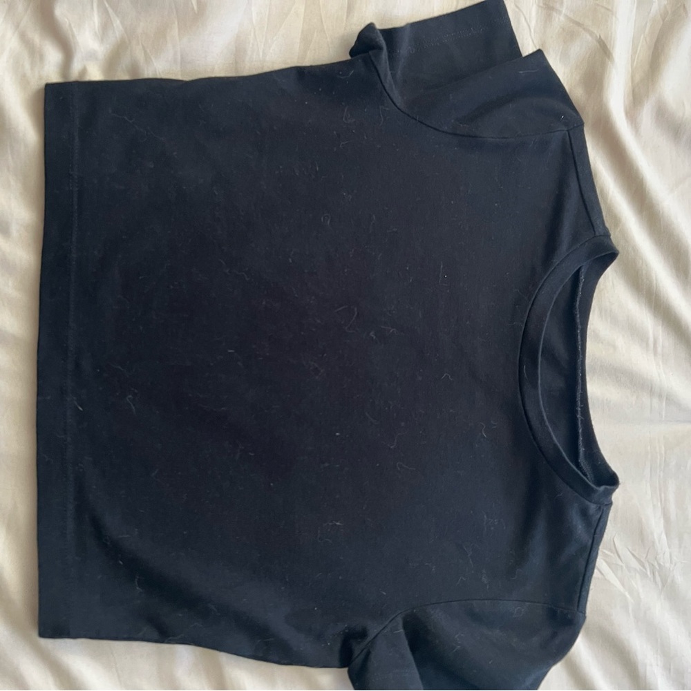 Classic Black Women's crop top